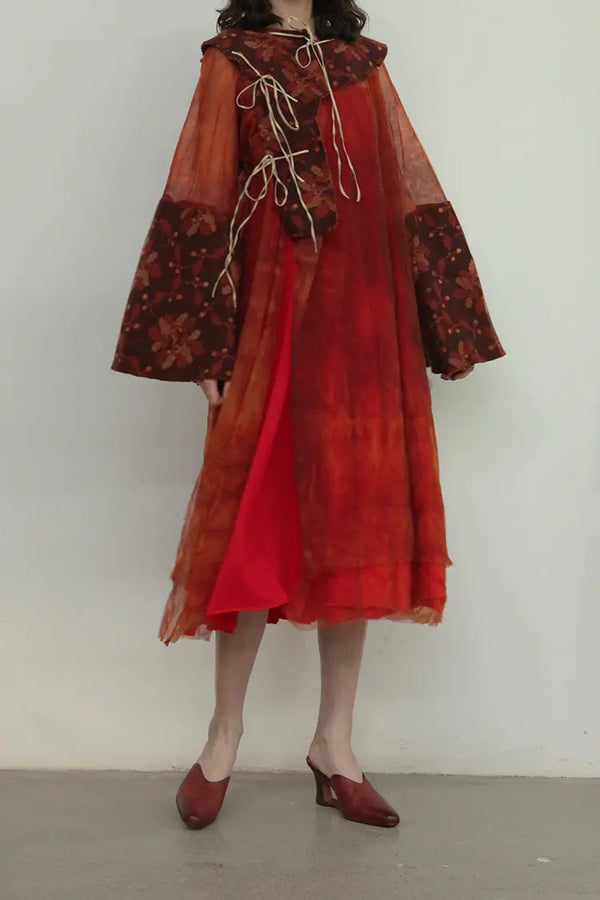 MUTEDANCE Cashmere Flower Collar Dress MD20FW01